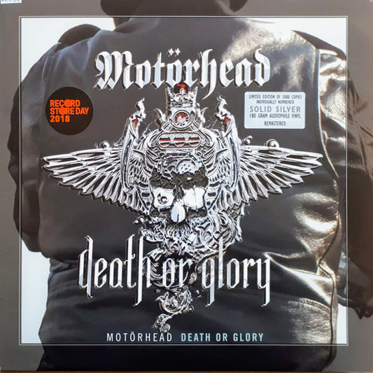 Motörhead – Death Or Glory (Vinyl, LP, Album, Record Store Day, Limited Edition, Numbered, Remastered, Silver, 2018)