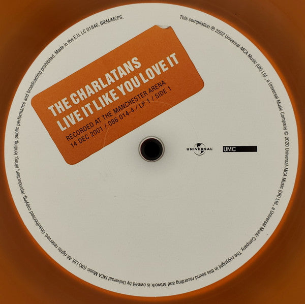 The Charlatans – Live It Like You Love It (Vinyl, 2xLP, Album, Record Store Day, Compilation, Reissue, Orange Transparent, 2020) – photo 3