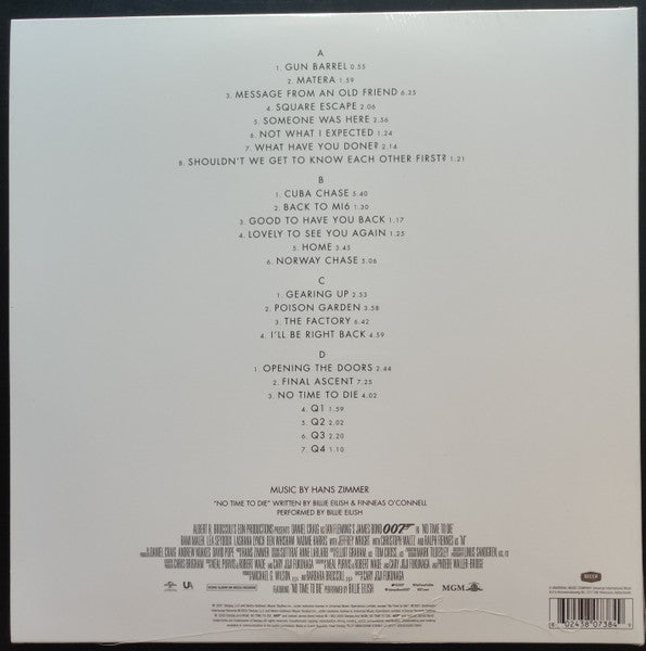 Hans Zimmer – No Time To Die (Original Motion Picture Soundtrack) (Vinyl, 2xLP, Album, Limited Edition, Gold, 2021) – photo 3