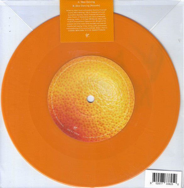 Adam French – Slow Dancing (Vinyl, 7", Single, Orange, 2019) – photo 2