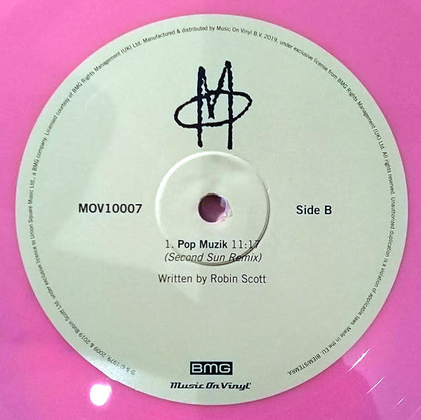 M – Pop Muzik (Vinyl, 10", 33 ⅓ RPM, Record Store Day, Limited Edition, Numbered, 40th Anniversary, Pink, 2019) – photo 4