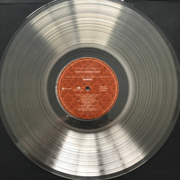 Ennio Morricone – Bugsy (Original Motion Picture Soundtrack) (Vinyl, LP, Album, Deluxe Edition, Limited Edition, Numbered, Reissue, Transparent, 180g, 2017) – photo 5