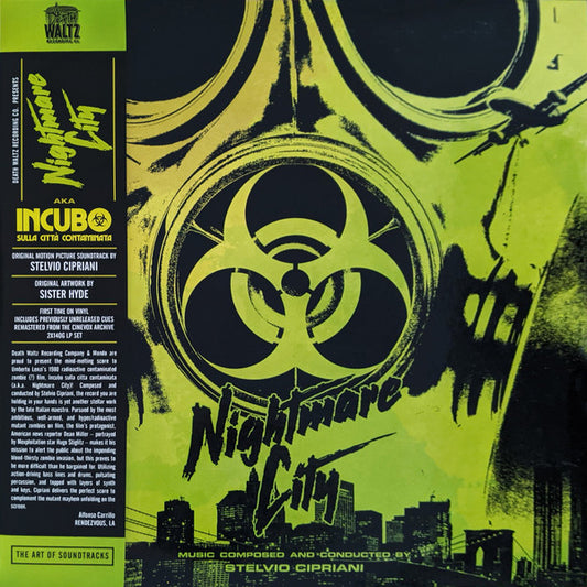 Stelvio Cipriani – Nightmare City = Incubo Sulla Città Contaminata (Original Motion Picture Soundtrack) (Vinyl, 2xLP, Album, Reissue, Remastered, Green [Contamination/Neon], 2021)