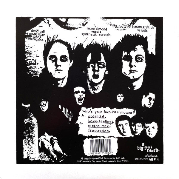 Soft Cell – Mutant Moments E.P. (Remastered) (Vinyl, 10", 45 RPM, EP, Limited Edition, Reissue, Remastered, Clear, 2020) – photo 2