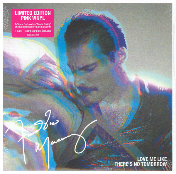Freddie Mercury – Love Me Like There's No Tomorrow (Vinyl, 7", Record Store Day, Single, Limited Edition, Pink, 2021) – photo 2