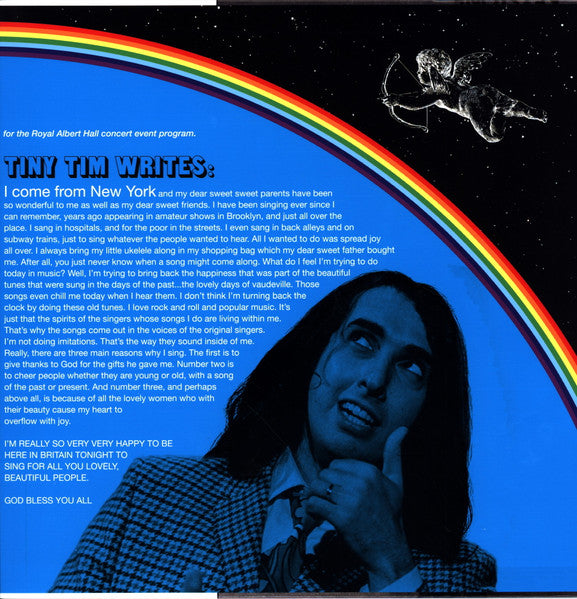 Tiny Tim – Live! At The Royal Albert Hall (Vinyl, 2xLP, Record Store Day, Limited Edition, 180 Gram, Translucent Red, 2019) – photo 3