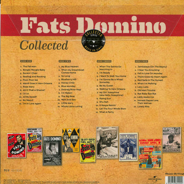 Fats Domino – Collected (Vinyl, 2xLP, Compilation, Limited Edition, Numbered, Yellow, 180 gram, 2018) – photo 3