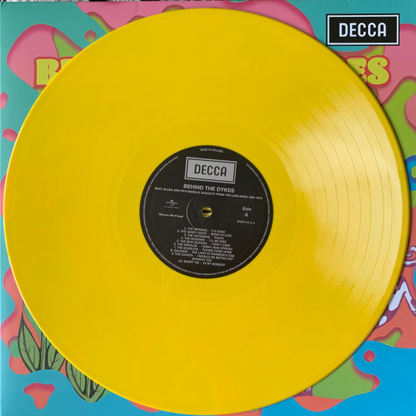 Various – Behind The Dykes (Beat, Blues And Psychedelic Nuggets From The Lowlands 1964-1972) (Vinyl, 2xLP, Album, Record Store Day, Compilation, Limited Edition, Numbered, Mono, Yellow & Turquoise, 2020) – photo 5