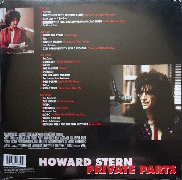 Various – Howard Stern Private Parts: The Album (Vinyl, 2xLP, Album, Record Store Day, Compilation, Limited Edition, Reissue, Blue, 2019) – photo 2