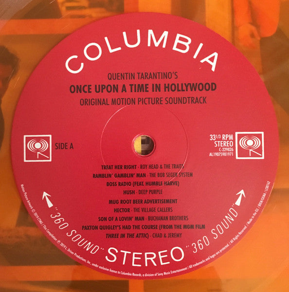 Various – Once Upon A Time In Hollywood (Original Motion Picture Soundtrack) (Vinyl, 2xLP, Compilation, Limited Edition, Orange, 2019) – photo 4