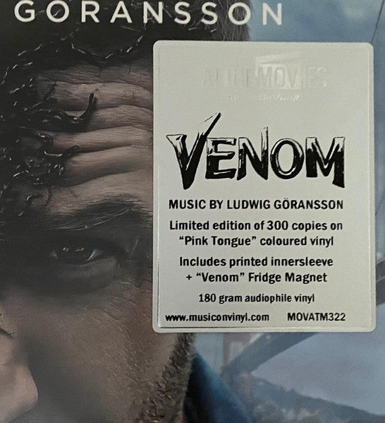 Ludwig Göransson – Venom (Original Motion Picture Soundtrack) (Vinyl, LP, Album, Limited Edition, Numbered, Pink Tongue, 180 gram, 2022) – photo 3