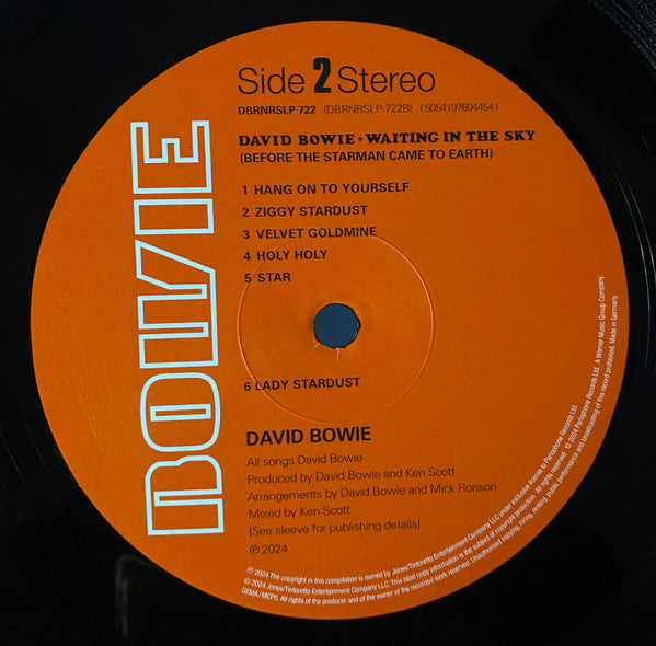 David Bowie – Waiting In The Sky (Before The Starman Came To Earth) (Vinyl, LP, Album, Record Store Day, Limited Edition, Half Speed Master, 2024) – photo 4