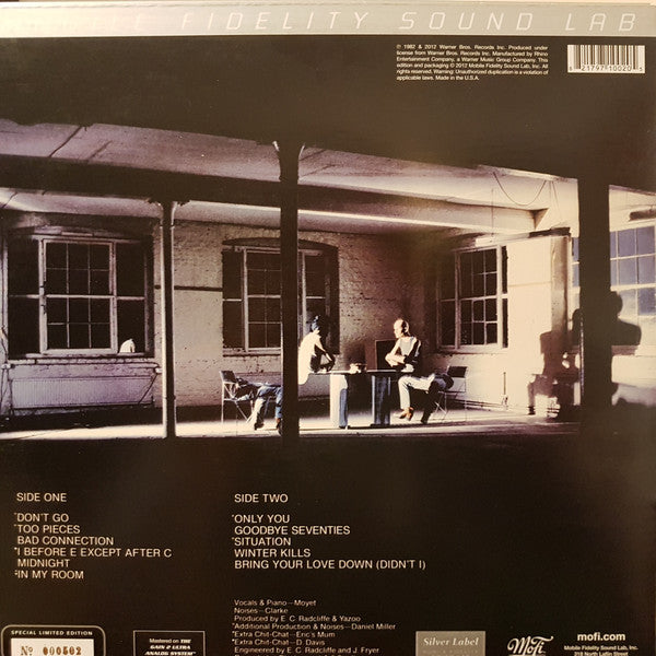 Yaz – Upstairs At Eric's (Vinyl, LP, Album, Limited Edition, Numbered, Reissue, Remastered, Special Edition, 2012) – photo 2
