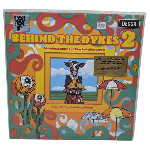 Various – Behind The Dykes 2 (More Beat, Blues And Psychedelic Nuggets From The Lowlands 1966-1971) (Vinyl, LP, Mono, Pink, Light Green, Record Store Day, Compilation, Limited Edition, Numbered, 2021) – photo 2
