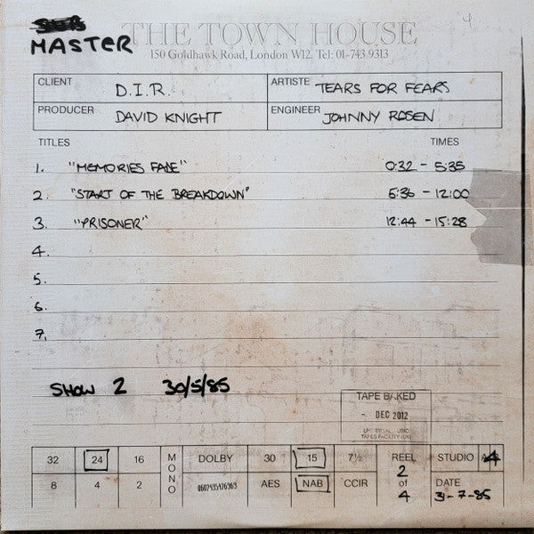 Tears For Fears – Live At Massey Hall Toronto, Canada / 1985 (Vinyl, 2xLP, Album, Record Store Day, 2021) – photo 4