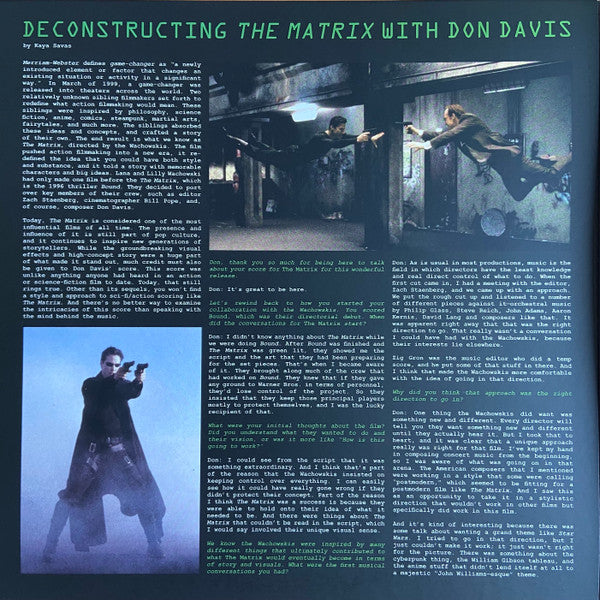 Don Davis – The Matrix (The Complete Edition) (Vinyl, 3xLP, Record Store Day, Deluxe Edition, Green [Glitter-infused], 2021) – photo 2