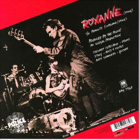 The Police – Roxanne (Vinyl, 7", 45 RPM, Record Store Day, Single, Limited Edition, Remastered, Red , 2018) – photo 2
