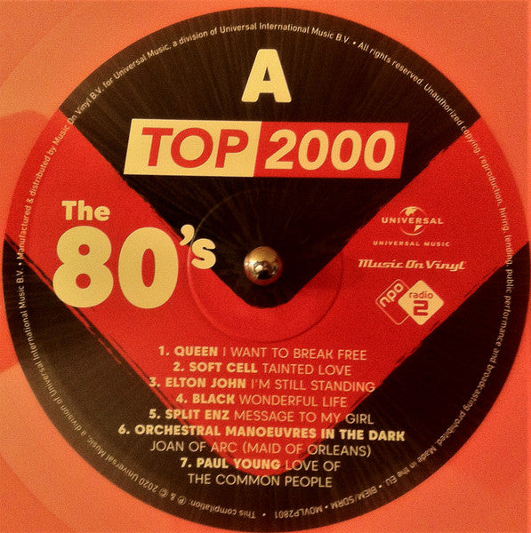 Various – Top 2000: The 80's (Vinyl, 2xLP, Compilation, Limited Edition, Numbered, Pink, 2020) – photo 4