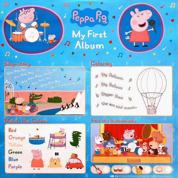 Peppa Pig – My First Album (Vinyl, LP, Album, Limited Edition, Pink/Magenta Split, 2020) – photo 4