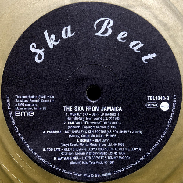 Various – The Ska (From Jamaica) (Vinyl, LP, Record Store Day, Compilation, Limited Edition, Mono, Gold, 2020) – photo 4