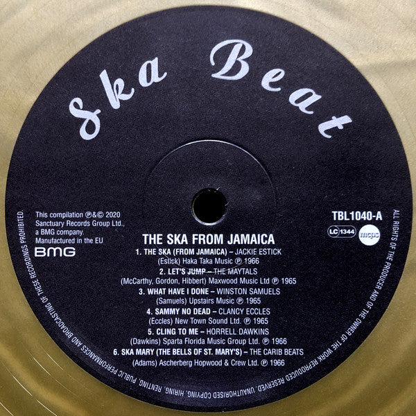 Various – The Ska (From Jamaica) (Vinyl, LP, Record Store Day, Compilation, Limited Edition, Mono, Gold, 2020) – photo 3