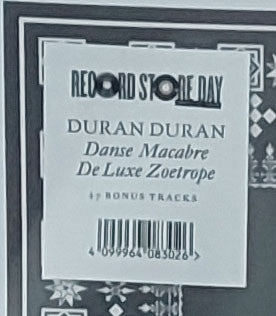 Duran Duran – Danse Macabre De Luxe Zoetrope (Bonus LP) (Vinyl, 12", 45 RPM, EP, Record Store Day, Deluxe Edition, Picture Disc, 2025) – photo 5