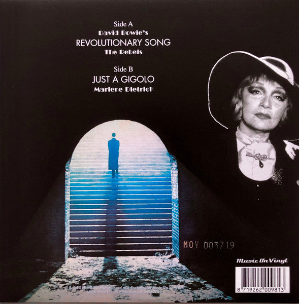 David Bowie & Marlene Dietrich – Music From The Original Soundtrack Just A Gigolo (Vinyl, 7", 45 RPM, Record Store Day, Single, Limited Edition, Numbered, Blue Transparent, 2019) – photo 3