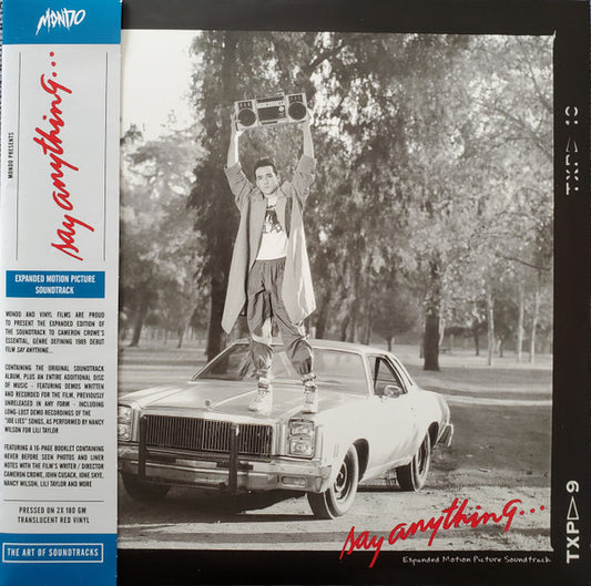 Various – Say Anything... (Expanded Motion Picture Soundtrack) (Vinyl, LP, Album, Compilation, Reissue, Red Translucent , 2021)