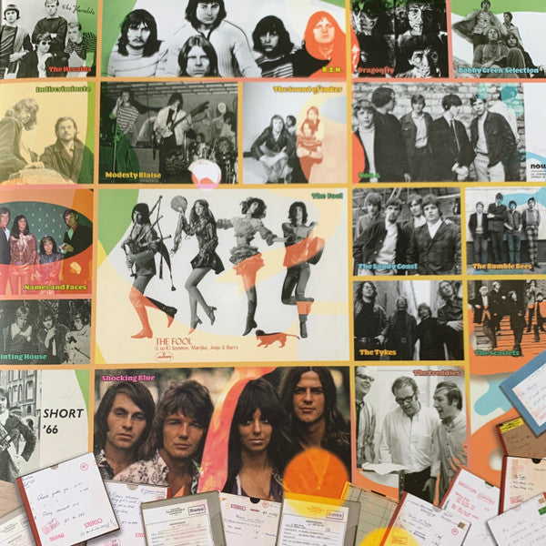 Various – Behind The Dykes (Beat, Blues And Psychedelic Nuggets From The Lowlands 1964-1972) (Vinyl, 2xLP, Album, Record Store Day, Compilation, Limited Edition, Numbered, Mono, Yellow & Turquoise, 2020) – photo 3