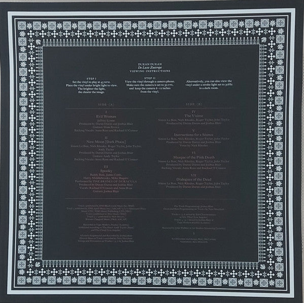 Duran Duran – Danse Macabre De Luxe Zoetrope (Bonus LP) (Vinyl, 12", 45 RPM, EP, Record Store Day, Deluxe Edition, Picture Disc, 2025) – photo 4