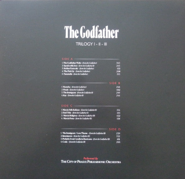 Various – The Godfather - Trilogy I • II • III (Vinyl, 2xLP, Compilation, Reissue, White/Red/Rose Splattered, 2022) – photo 3
