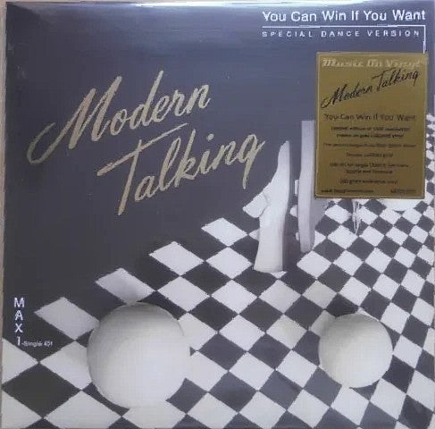 Modern Talking – You Can Win If You Want (Special Dance Version) (Vinyl, 12", 45 RPM, Maxi-Single, Limited Edition, Numbered, Reissue, 180 g, Gold, 2022) – photo 2