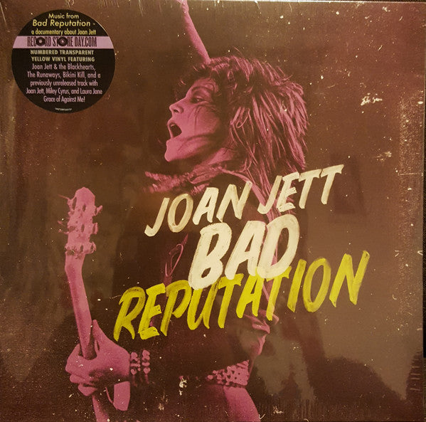 Joan Jett – Bad Reputation (Vinyl, LP, Compilation, Numbered, Yellow, Transparent, 2018) – photo 2