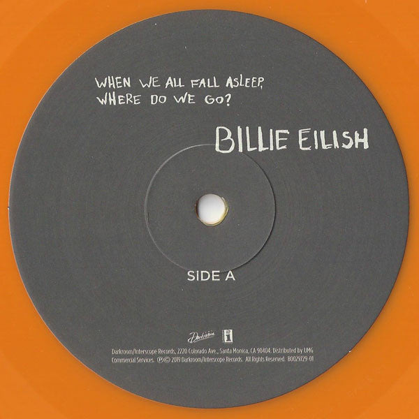 Billie Eilish – When We All Fall Asleep, Where Do We Go? (Vinyl, LP, Album, Limited Edition, Copper, 2019) – photo 5