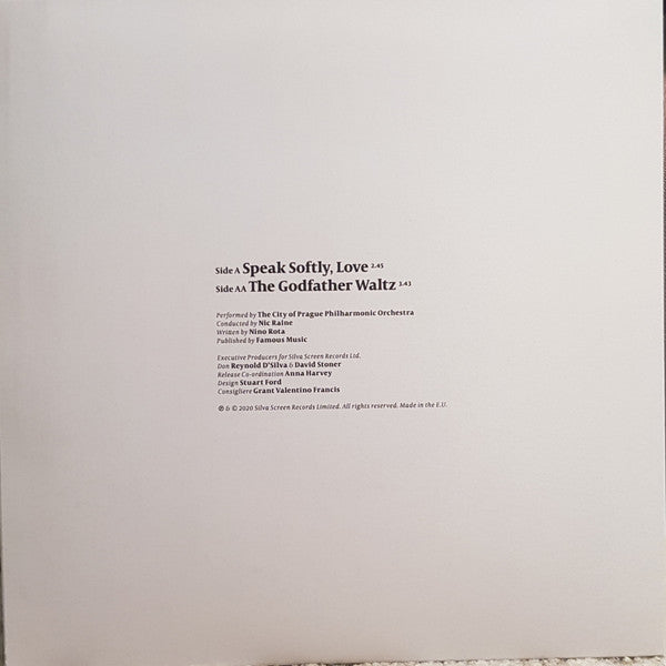 The City of Prague Philharmonic Orchestra – The Godfather (Vinyl, 7", Record Store Day, Limited Edition, Numbered, 2020) – photo 5
